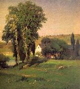 George Inness Old Homestead china oil painting reproduction